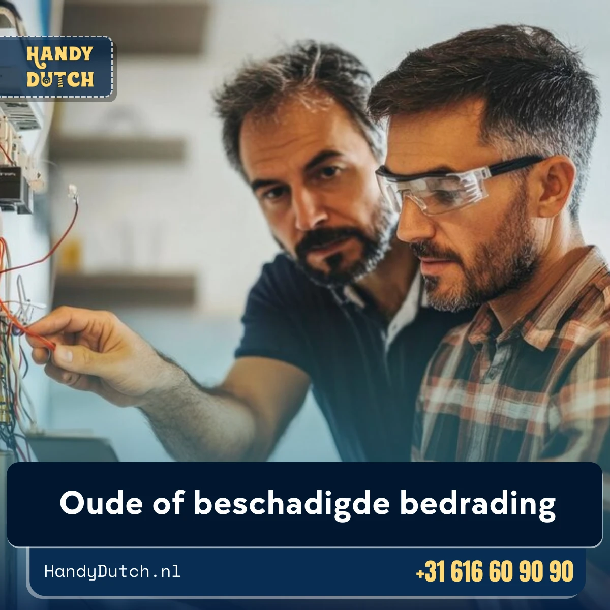 Oude of beschadigde bedrading