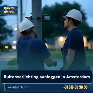 Buitenverlichting aanleggen in Amsterdam