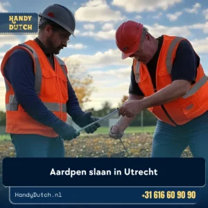 Aardpen slaan in Utrecht