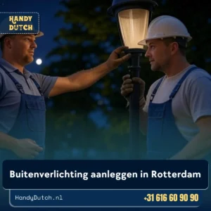 Buitenverlichting aanleggen in Rotterdam