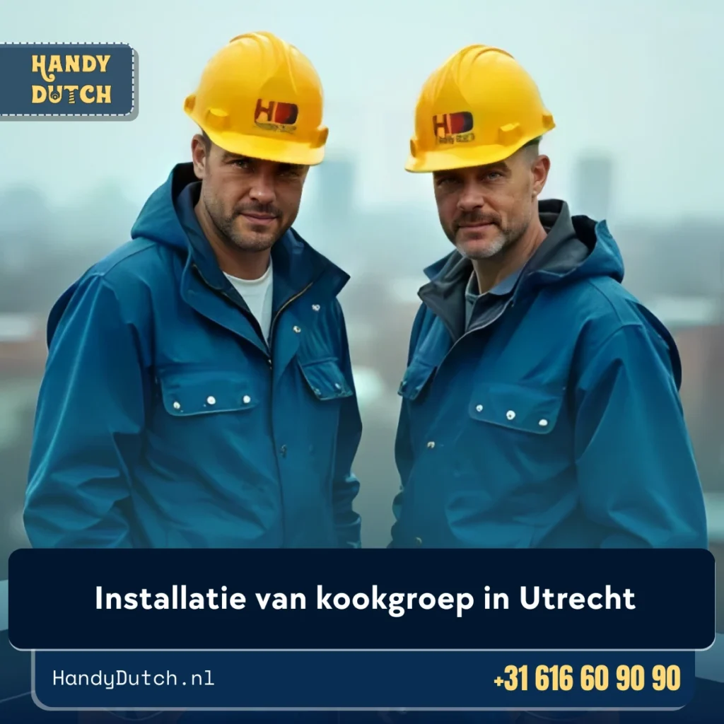 Installatie van kookgroep in Utrecht