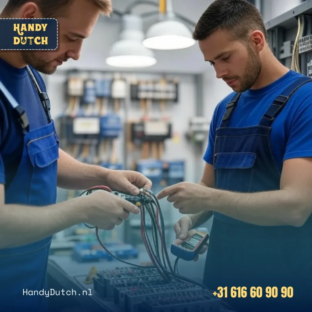 Krachtstroom aanleggen