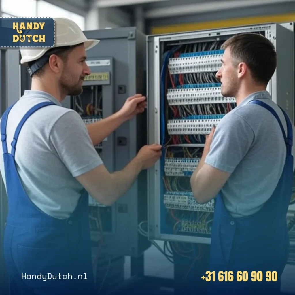 Krachtstroom aanleggen