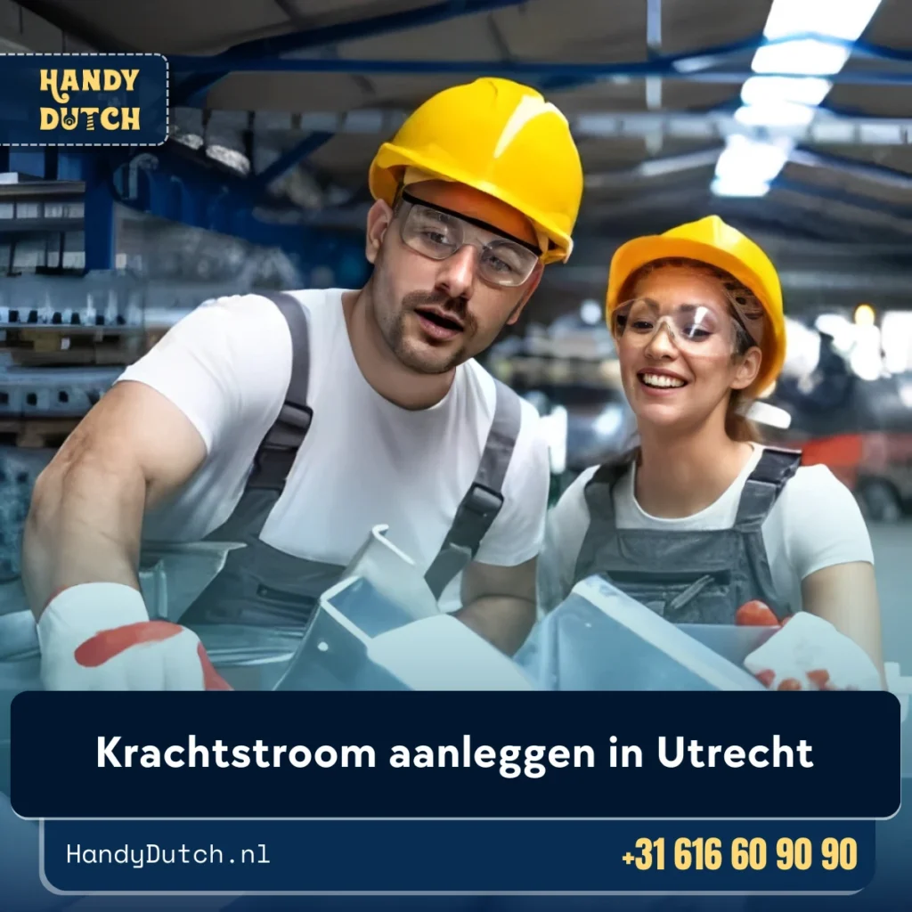 Krachtstroom aanleggen in Utrecht