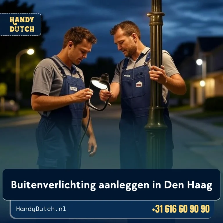 Buitenverlichting aanleggen in Den Haag