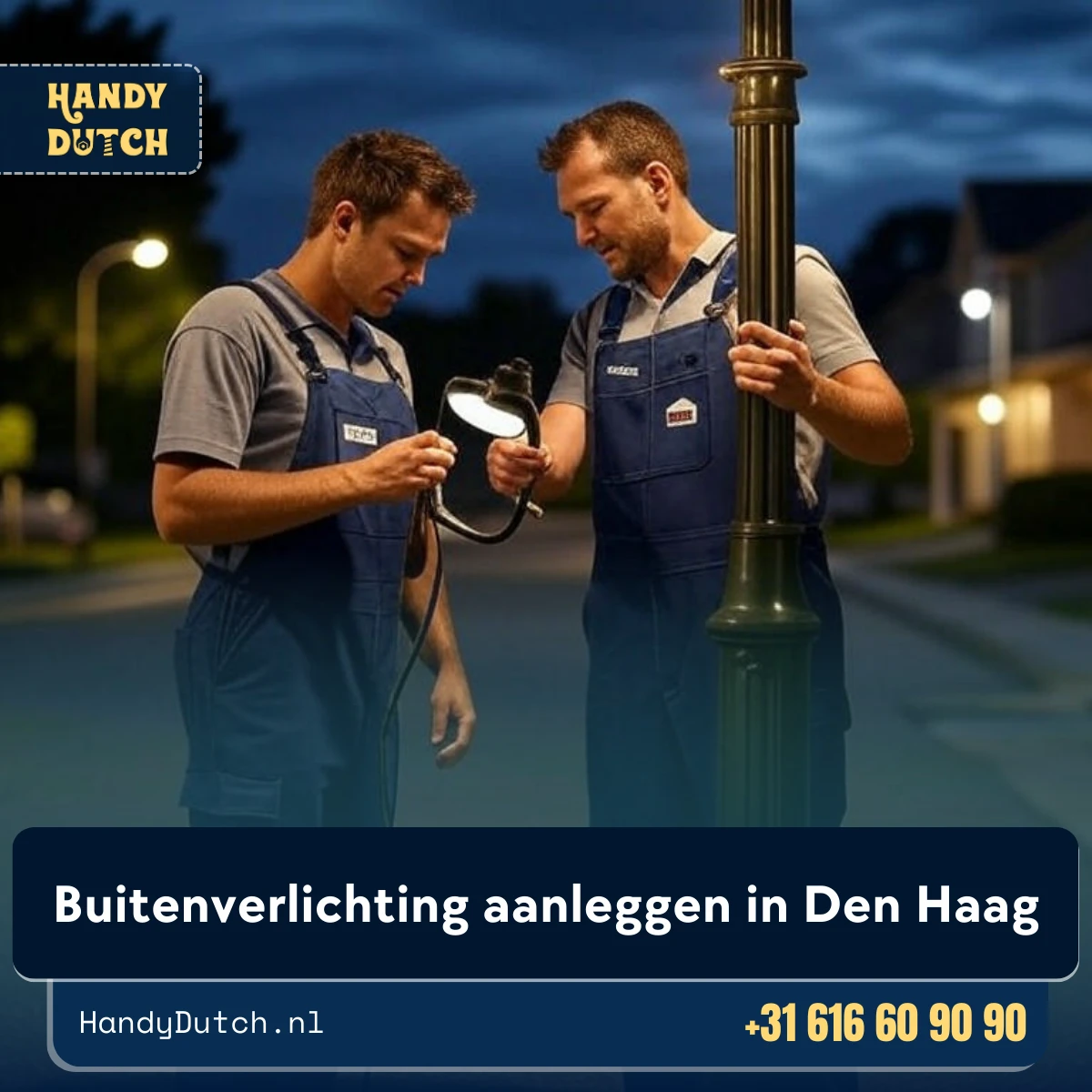 Buitenverlichting aanleggen in Den Haag