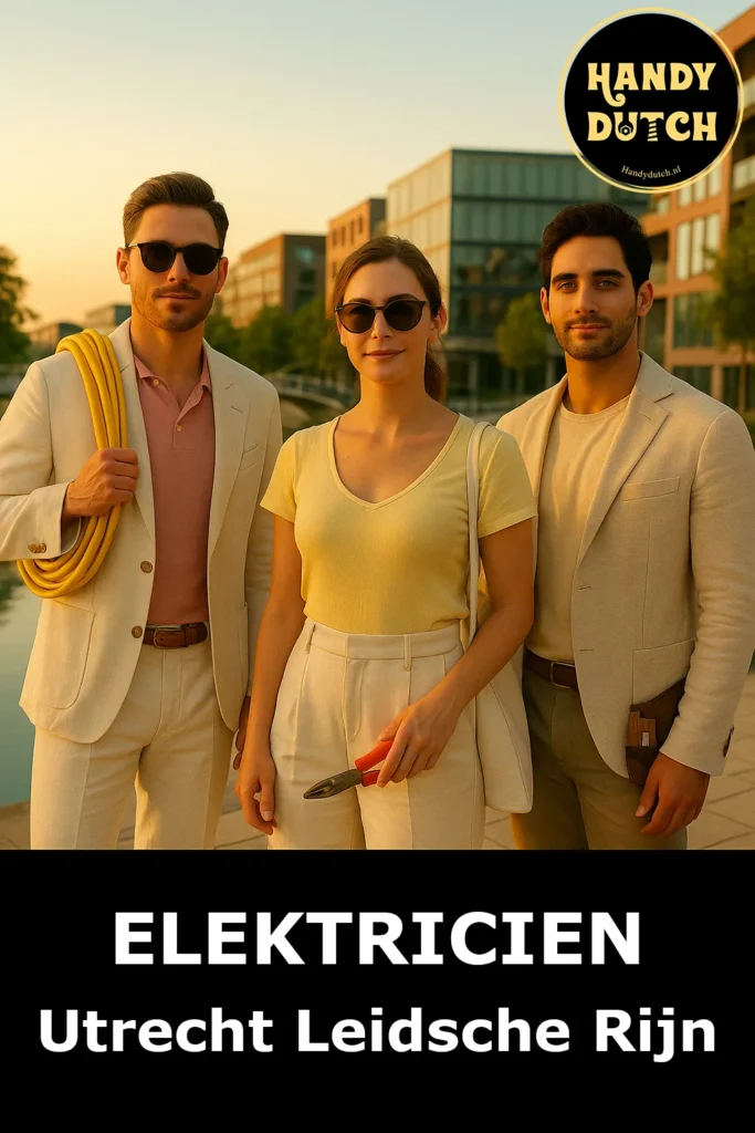 Photo of a lady and 2 gentlemans-Electrician-Utrecht-Leidsche-Rijn