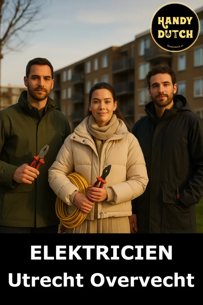 Photo of a lady and 2 gentlemans-Electrician-Utrecht-Overvecht
