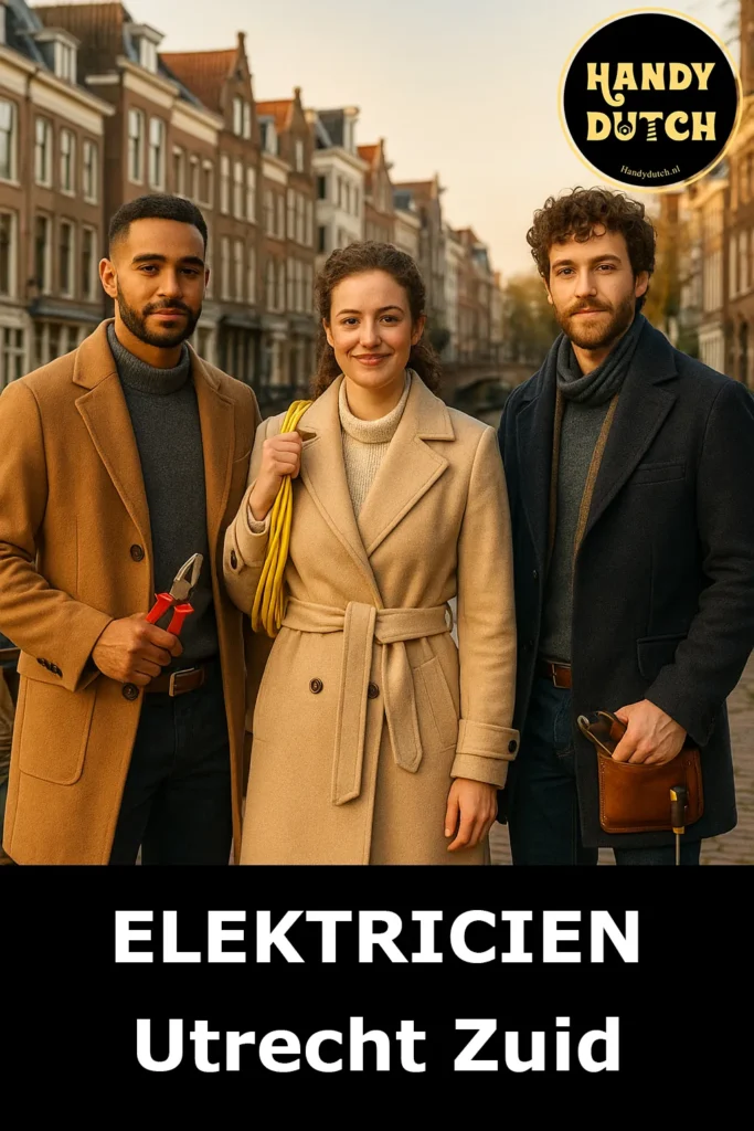 Photo of a lady and 2 gentlemans-Electrician-Utrecht-Zuid