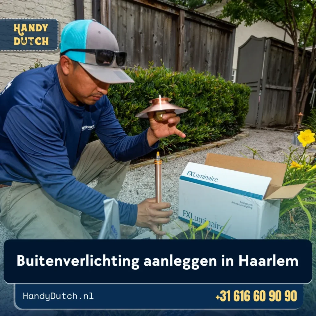 Buitenverlichting aanleggen in Haarlem
