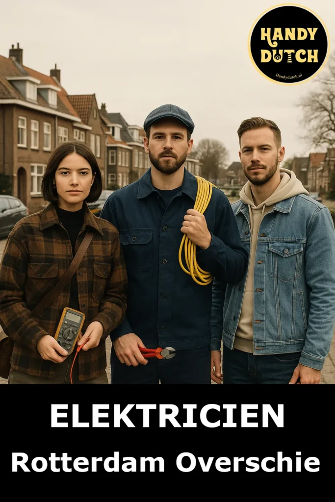 Photo of a lady and 2 gentlemans-Electrician-Rotterdam-Overschie