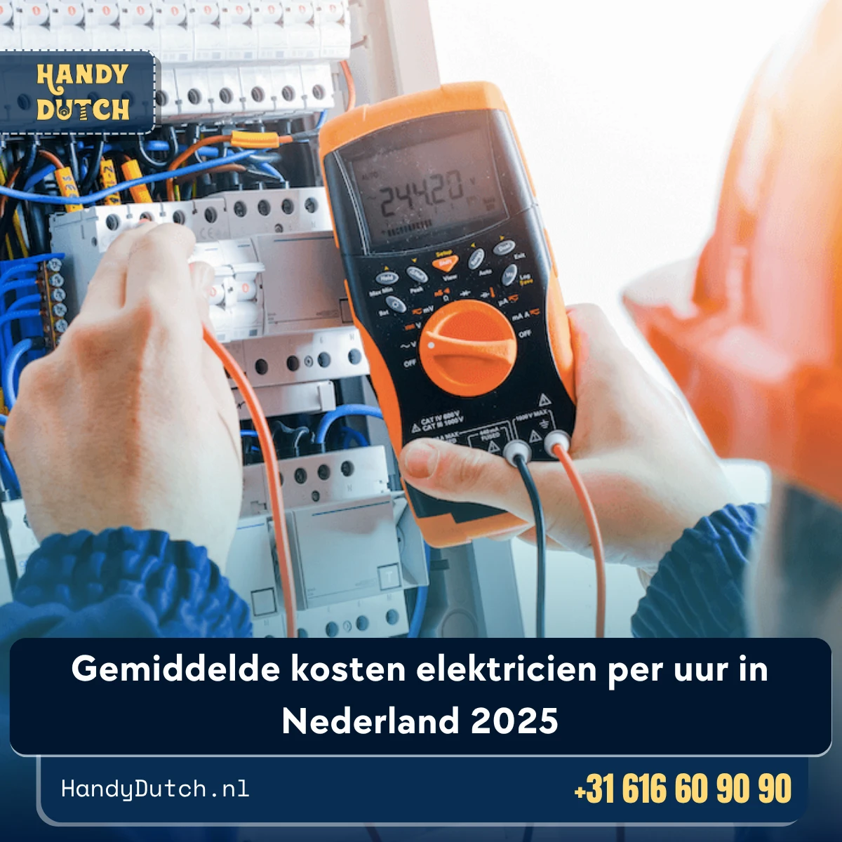 Gemiddelde kosten elektricien per uur in Nederland 2025
