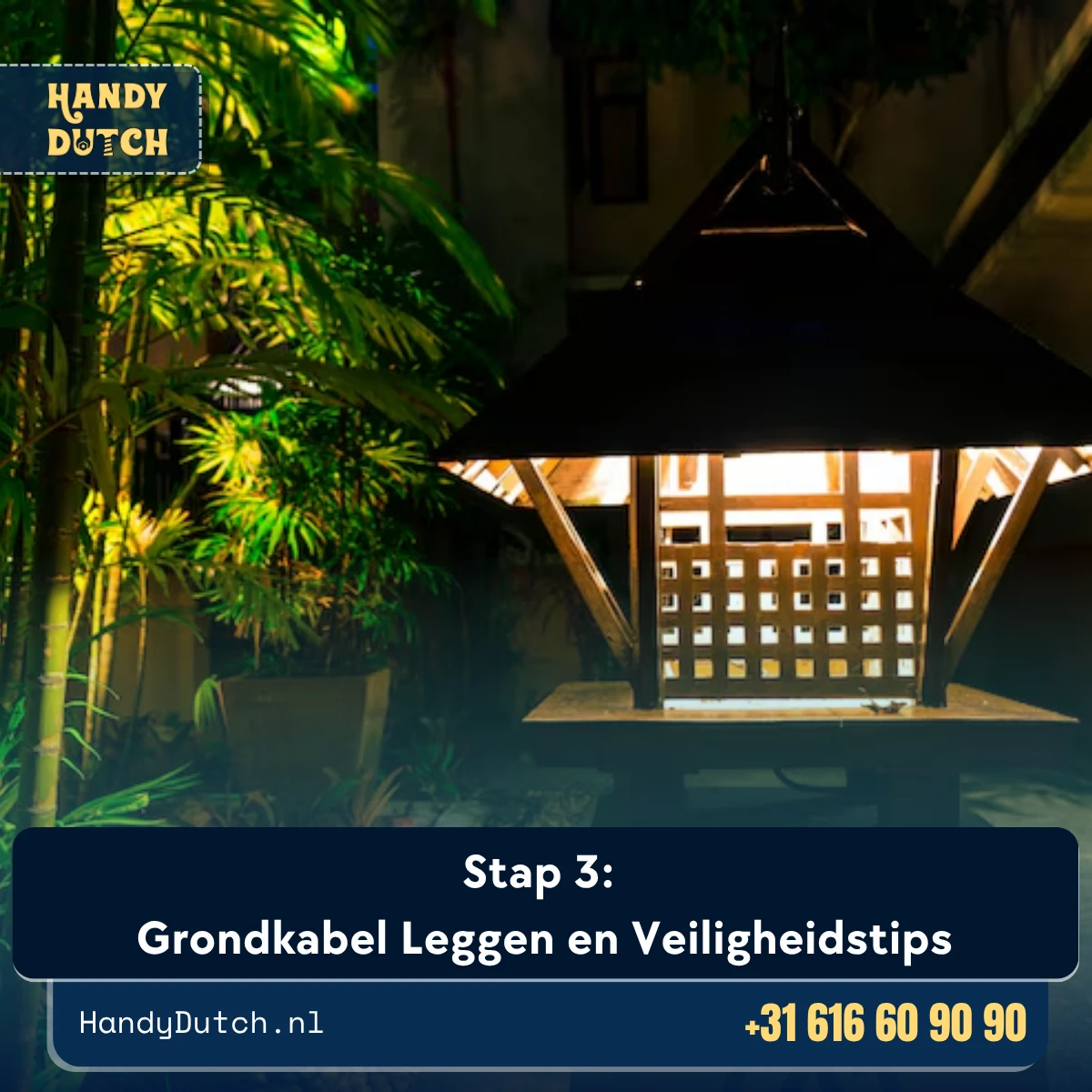 Stap 3: Grondkabel Leggen en Veiligheidstips