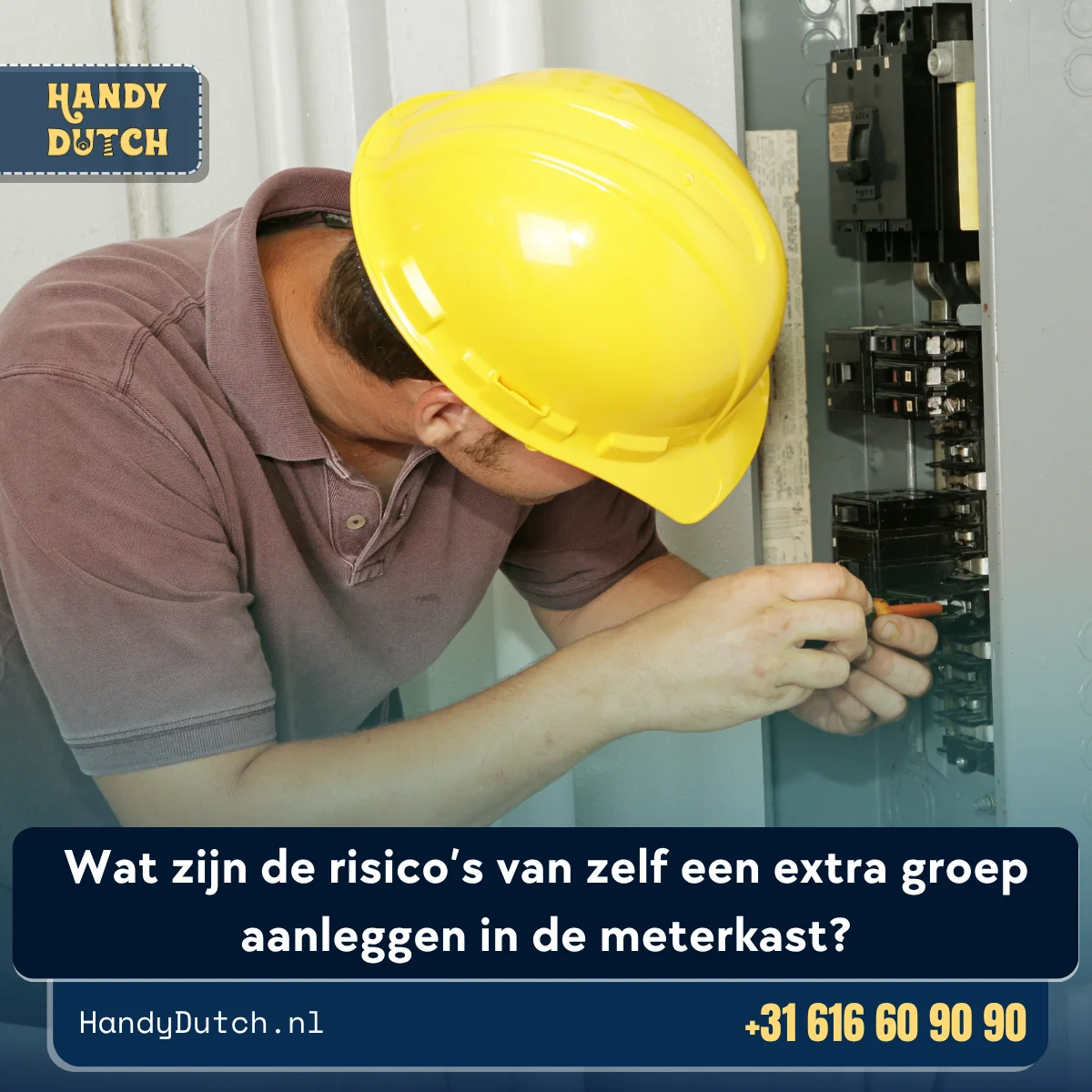 Wat zijn de risico’s van zelf een extra groep aanleggen in de meterkast?