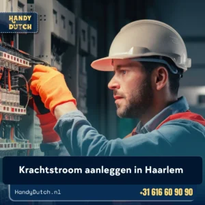 Krachtstroom aanleggen in Haarlem